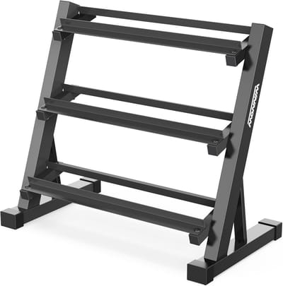 Halterstandaard met 3 niveaus voor fitness en hometraining