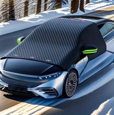 Sjtoer Universele Magnetische Voorruithoes – Winter Autohoes met Zijspiegelhoezen – Bescherming tegen IJs & Sneeuw – Perfect Cadeau voor Valentijn - Vaderdag - Moederdag - Verjaardag