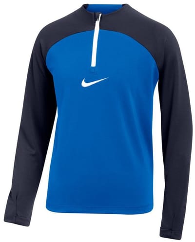 Nike Team T-shirt Kinderen Dri-FIT Academy Pro Drill Blauw-Donkerblauw - Maat S