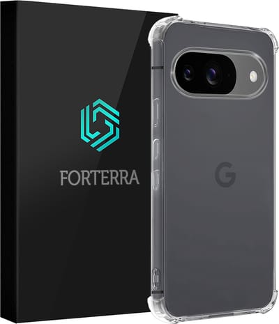 Hoesje Geschikt voor Google Pixel 9 - Sterk & Shockproof - Siliconen Shock Case - Hoes Cover - Transparant