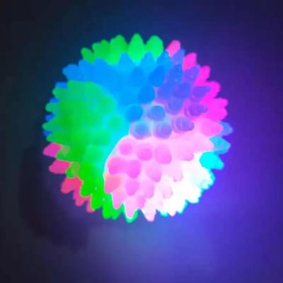 Gloeiende bal hondenspeelgoed LED hondenballen knipperende elastische molaire bal huisdier kleur licht interactief speelgoed voor puppy katten hond