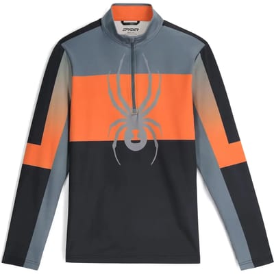 Spyder Podium Sweatshirt Met Halve Rits Zwart,Grijs S Man