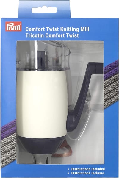 Breimolen - Handbreier - Snel projecten - Comfort draaihendel - 21 cm - Blauw