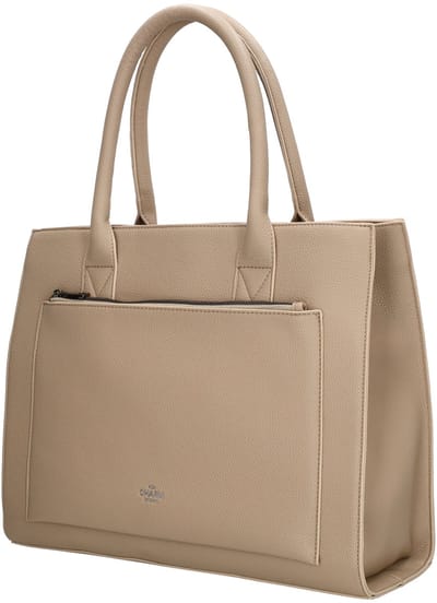 Charm London Pentonville Laptoptas 13,3 inch - Shopper - Laptopvak - Schouderband - Zand