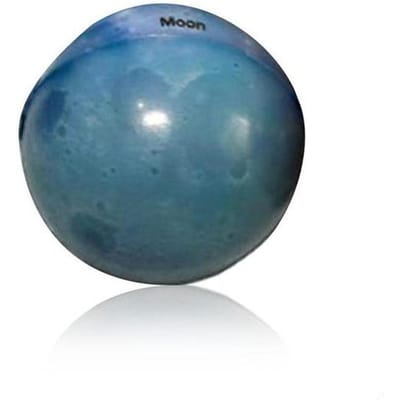 Huit Planètes Balle Rebondissante Jouets à Presser 6.3cm Lune Système Solaire Anti Stress Soulagement Boules en Mousse Pour l'Éducation gray