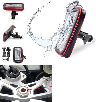 VHV - Telefoonhouder - waterdichte telefoonhouder scooter - waterbestendig - voor scooter, motor, elektrische fiets