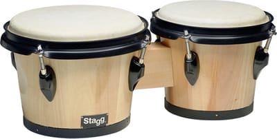 Stagg BW-100-N 6.5 en 7.5 inch houten bongo