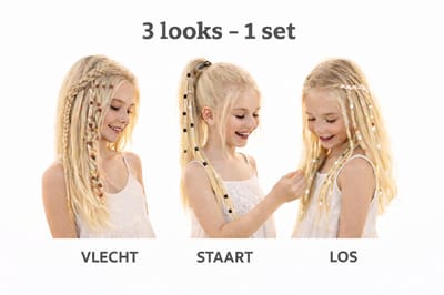 Micro Elastiek buisjes van Silicone & Shifter Tool – Haar Vlechtjes Set – Herbruikbaar – Voor Extensions & Styling