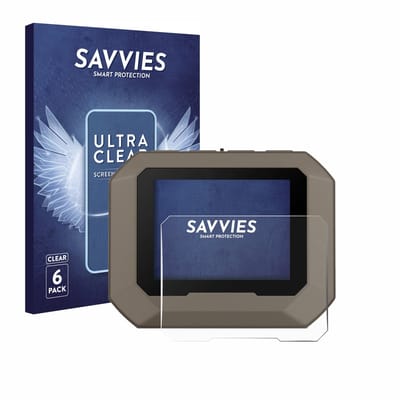 Savvies - Screenprotector voor Garmin Xero C2 - Folie Beschermfolie transparant 6 Stuks