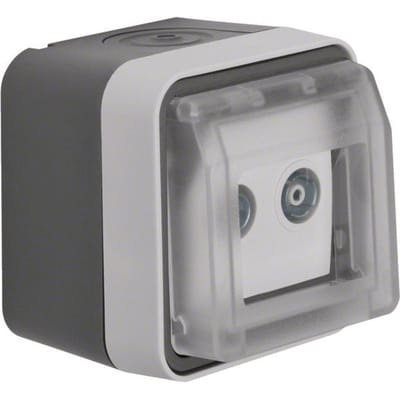Hager Berker W.1 Antennecontactdoos - 12033515 - E35PF