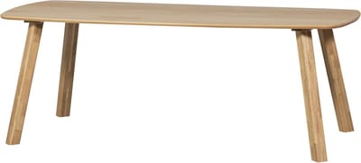 WOOOD Tablo Eettafel Deens Ovaal 180x100 - Eiken - Transparant