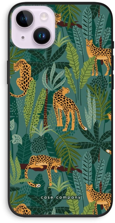 Case Company® - Hoesje geschikt voor iPhone 14 Plus hoesje - Luipaard 2 - Biologisch Afbreekbaar Telefoonhoesje - Bescherming alle Kanten en Schermrand
