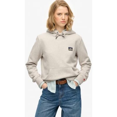 Superdry Great Outdoors Hoodie met Borduursel Beige Grootte: 38