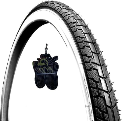 Fietsband Binnenband - Reserve Band - Stadsfiets Onderhoud - Butyl Rubber - 700x35c - Wit