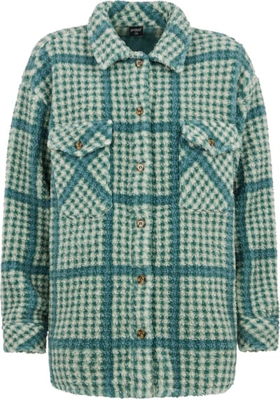 Protest Prtakino – Shacket Dames – Knoopsluiting – Fleece – Overshirt