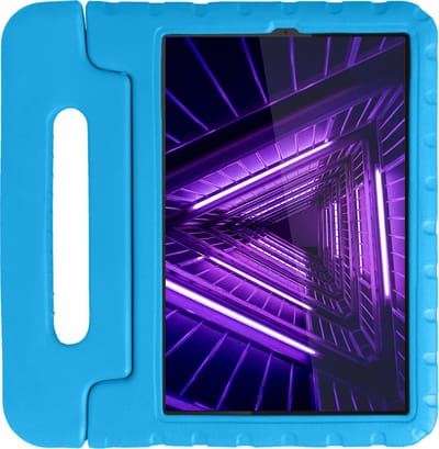 Hoes - Geschikt voor Lenovo Tab M10 FHD Plus (2e / 2nd Generatie) - Kinderhoes Shockproof Bumper - Kidsproof Case - Tablet Hoesje - Kinder Hoesje Cover - Blauw