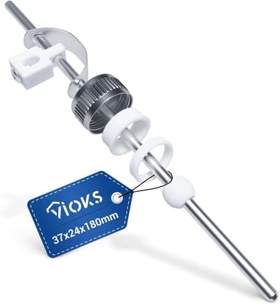 Trekstang voor afvoergarnituur Ø 5 mm - Excentrische Wastafelpijp 180 mm Horizontaal