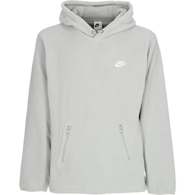 Heren hoodie Club Winterized Hoodie Lt Rook Grijs/wit