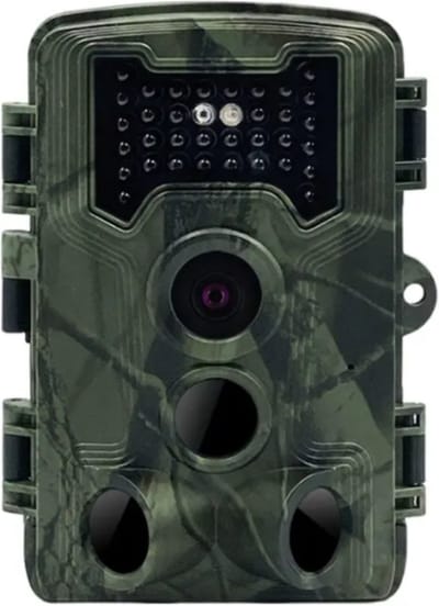 Wildcamera – Met Nachtzicht – Voor Buiten – Wildlife - Hunting Trail Camera – Geactiveerde Beveiligingscamera – Waterdicht – Dag en Nacht – Jacht Scoutingcamera – 1080p - 36mp