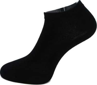 Unisex bamboe sneakersokken - Black - 48-50 - 2 paar