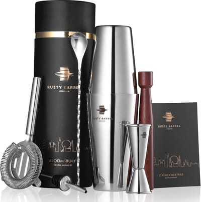 Cocktail Set met Boston Shaker en Accessoires - Luxe Geschenkdoos