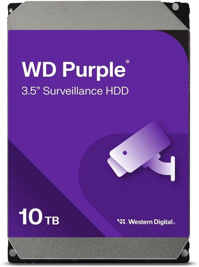 10TB Interne Harde Schijf voor 24/7 Surveillance en Beveiligingssystemen met 4K Ondersteuning