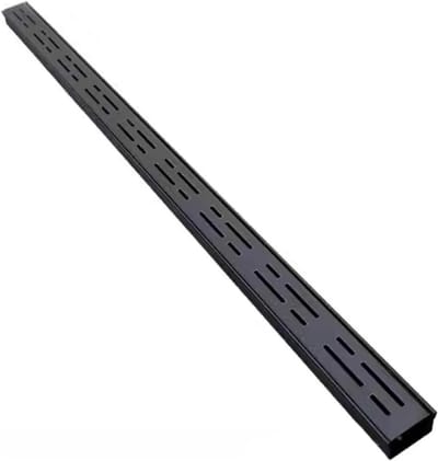 Afvoergoot Set - Regengoot Afvoer - Terras Draineren - Hoge Draagkracht - 100 cm - Zwart