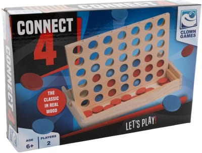 Clown Games - Houten Connect 4 - FSC Gecertificeerd