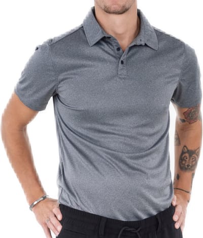 Func Factory mannen Poloshirt Mac grijs melange maat M