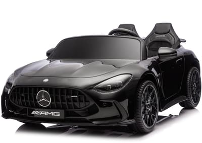 Mercedes AMG GT63 24V 2-persoons kinderauto metallic Zwart