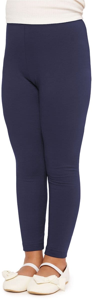 Merry Style Meisjes Leggings - Sport - Vrijetijdsbroek - Lang - Katoen – Sportbroek – Marineblauw – 110 - MS-MS10-225-LE-new
