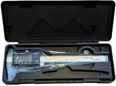 Germat Digitale Schuifmaat 150mm – Elektrische Schuifmaat / Caliper – Inclusief Opbergkoffer – Nauwkeurig 0,01 mm – mm & Inch – Meetgereedschap voor Professional & Doe-het-zelver
