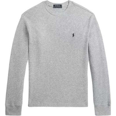 Polo Ralph Lauren Geborduurd Wafel Crew Neck Pullover Sweatshirt Heren sweatshirt 710767967-007 M white