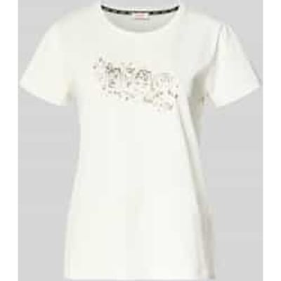 T-shirt met strass-steentjes
