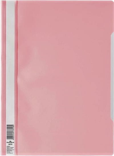Durable – snelhechtmap roze – 10 stuk