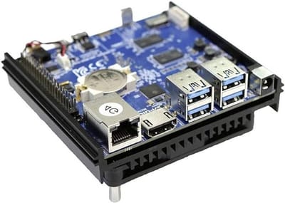 Single Board Computer - Mini PC Ontwikkelbord - Hobby Projecten - Hexa-Core CPU - 4 GB RAM - Zwart