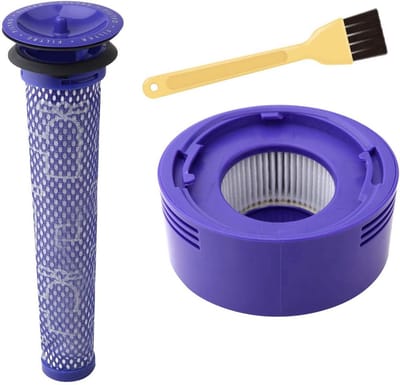 Dailygoods - Wasbare filtereenheid - HEPA-filterset - Premium vervanging - Geschikt voor Dyson V7 V8 - Stofzuigeronderdelen - Voor optimale reiniging...