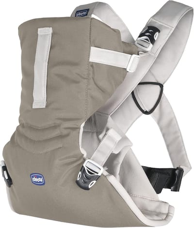 Babydrager Easy Fit - Draagzak Baby - Baby Dichtbij Houden - Ergonomische Zitpositie - Tot 9 kg - Beige
