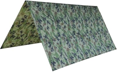 Multifunctionele Waterdichte Camping Tarp - Draagbare Beschutting voor Buiten, Ideaal voor Kamperen en Hangmatten, Eenvoudig te Monteren en Beschermt Tegen Regen