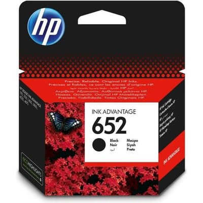 HP F6V25AE nr. 652 inktcartridges zwart (origineel)