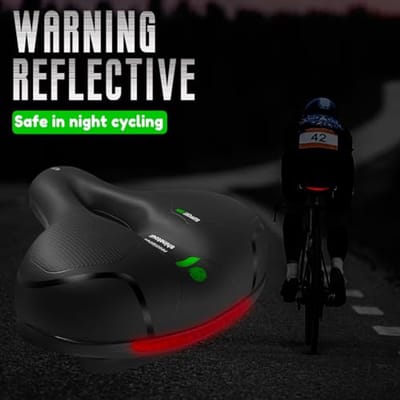 Ergonomisch Fietszadel met Geheugenschuim - Comfortabel en Ademend voor Stads- en Mountainbikes