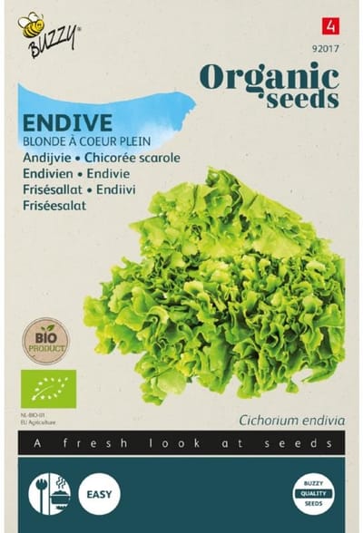 Buzzy® Organic Andijvie Gele Volhart (BIO) - Stevige en knapperige biologische andijvie