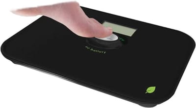 Kinetische Personenweegschaal Zwart - Milieuvriendelijk en Batterijloos, 180 kg