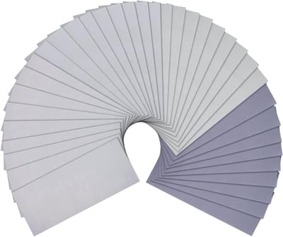 SnelShoppen - 36 Stuks Schuurpapier Set 3000 5000 7000 10000 Korrels 9x3.6 Inch Voor Houtafwerking Auto's Meubels Handmatig Schuren