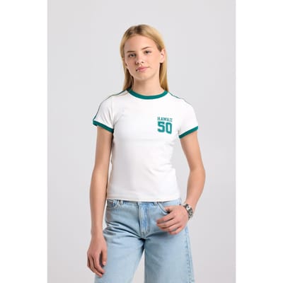 America Today Elieke Jr Off White Taglia: 158/164 | Camicie Outlet | Unisex | Bianco