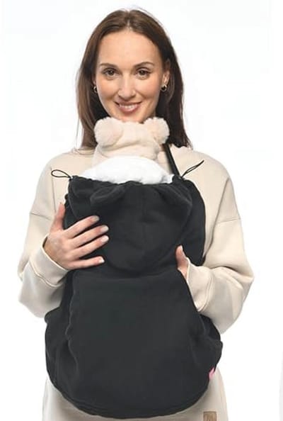 Universele Draaghoes voor Babydragers en Draagdoeken - Zwart/Wit