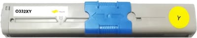 OKI 46508709 - Toner Geel - 3000 pagina's - Huismerk Compatible - Geschikt voor OKI C332DN OKI MC363DN Okidata C332dn Okidata MC363dn - O332XY alternatief - OKI toner