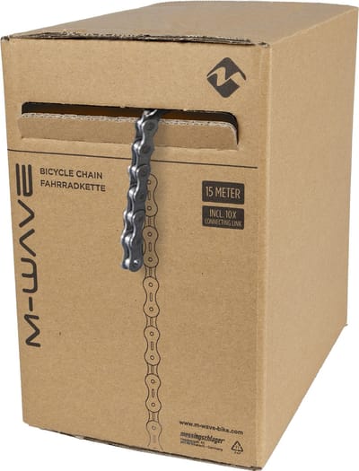 Ventura Ketting 9-speed - 15m rol - Inclusief 10 verbindingsschakels - Grijs