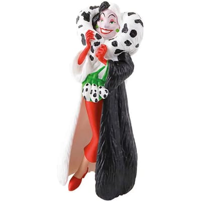 Bullyland 12512 – Speelfiguur en verzamelfiguur Cruella de Vil uit 101 Dalmatiërs – ca. 10 cm – levensecht en detailrijk vormgegeven – ideaal als taartfiguur en klein cadeautje voor kinderen vanaf 3 jaar.