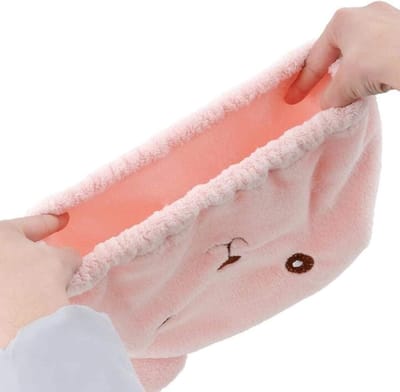 Dailygoods- Haarhanddoek Microvezel - Waterabsorberend - Snelle Droging - Tulband - Kappe - Polsband voor Droge Mouwen - Haarturban